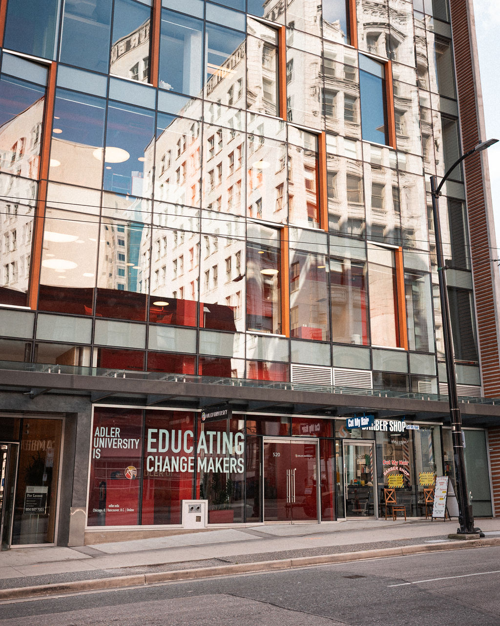 Campus de l'université Adler à Vancouver.
